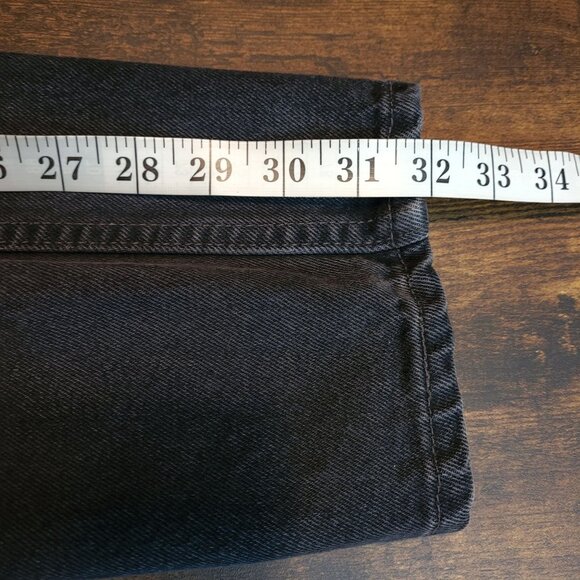 Vtg 90s Levi's 550 Relaxed Tapered Jeans High Rise  USA 12 L - Picture 10 of 12